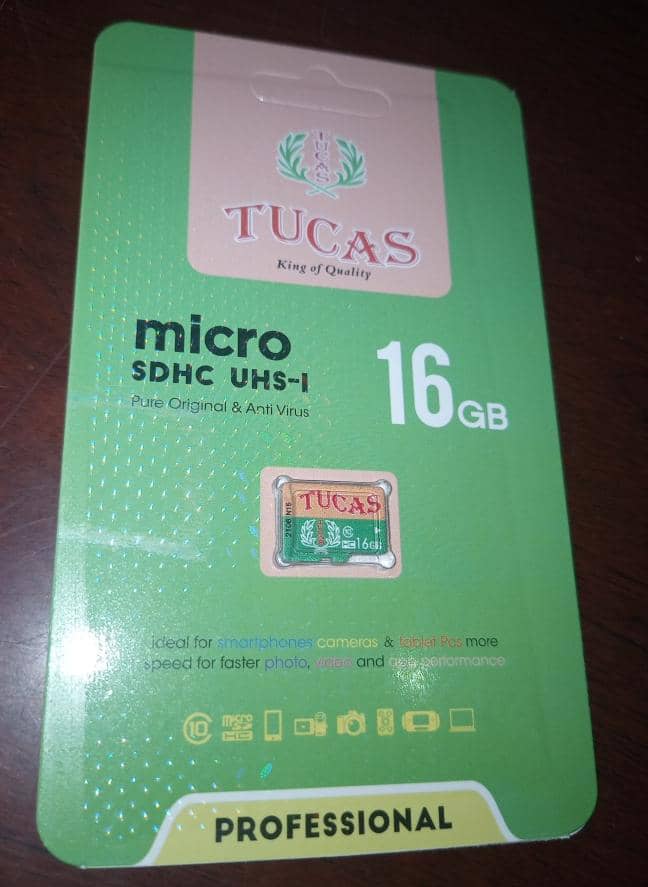 Tucas 16gb memory card mini pack